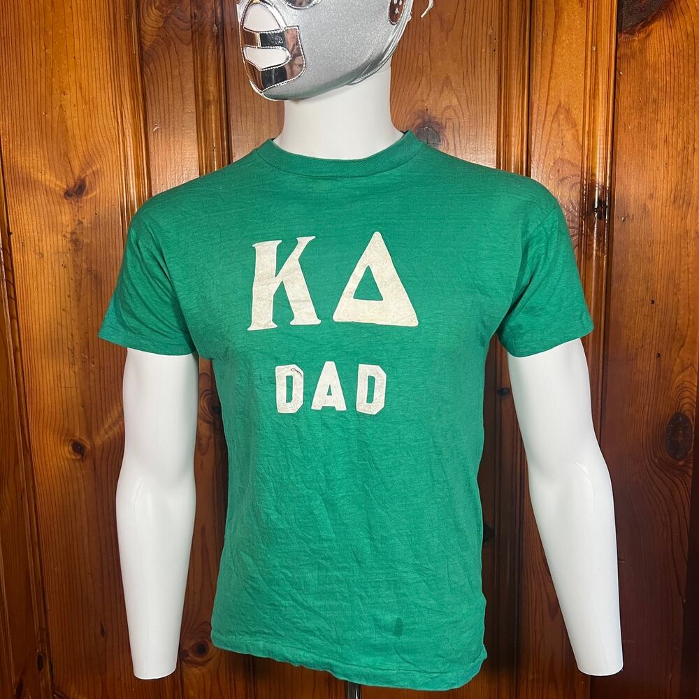 Champion L Vintage Fraternity T-Shirt Green Regular